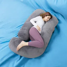 thukran Polyester Fibre Solid Pregnancy Pillow Pack of 1-picture-16