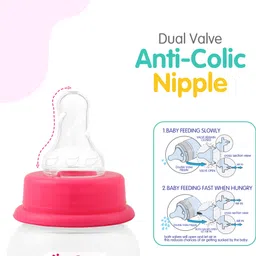 1st step BPA Free Baby Feeding Bottle with Anti-Colic Nipple for Infants - 60 ml image 3