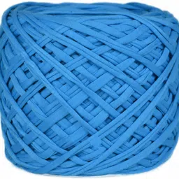 Cotton-Lycra T-Shirt Yarn Knitting Yarn for Diy Handbags, Placemat - 950 Gram-image-5