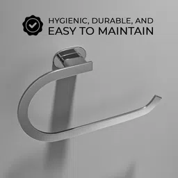 gravity waterluxury Porus series Towel Ring Chrome Towel Holder image 2