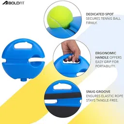 suviksha Rackets and Balls Base Training Practice Set | Outdoor Indoor Games Tennis Kit image 2