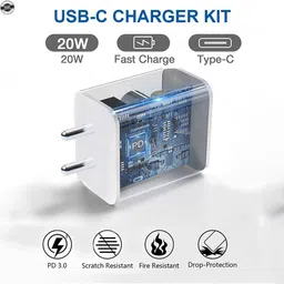 Tirumala 20 W Quick Charge 3 A Wall Charger for Mobile image 3