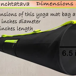 panchtatava Yoga Mat Cover With Adjustable Shoulder Strap-Stylish Parachute image 3