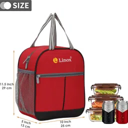 linox Backpack, School bag & Lunch Bag – Durable & Stylish for Kids (1st to 5th) Waterproof School Bag image 5