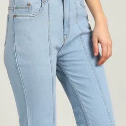 nifty Women Boot-Leg Mid Rise Blue Jeans image 5