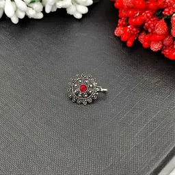 Yash Jewels Emporium Silver Plated Brass Nose Stud-picture-26