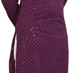 selersathi Men Embellished, Embroidered Cotton Rayon Straight Kurta image 3