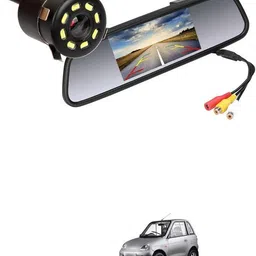 gonama 4.3 TFT LCD Car Rear View Mirror Monitor Kit With Reverse Reversing Camera s127 4.3 TFT LCD Car Rear View Mirror Monitor Kit With Reverse Reversing Camera s127 Parking Sensor image 1