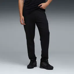 puma M RUN Knitted Pants Men Solid Black Track Pants-picture-16