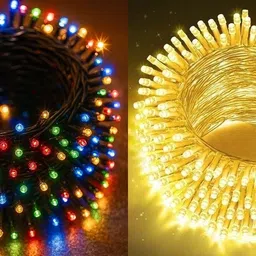 nkxik 40 LEDs 12 m Multicolor Steady String Rice Lights-picture-43