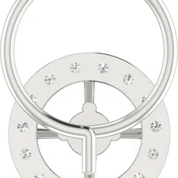 avsar Chahat 14kt Cubic Zirconia White Gold Nose Wire image 3