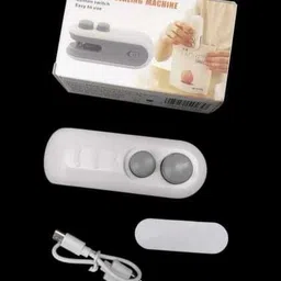 dream life Portable Mini SealingMachine 2-in-1 USB Rechargeable Magnetic Sealer with Cutter Hand Held Heat Sealer image 5