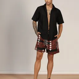 leriya fashion Printed Men Multicolor Regular Shorts image 5