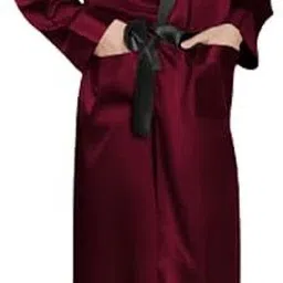 Red Large Bath Robe-image-7