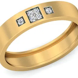 avsar AVR544YB 14kt Cubic Zirconia Yellow Gold ring image 4