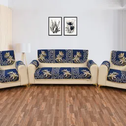 ak decor Cotton 12 Seater Sofa Abstract Cover image 1