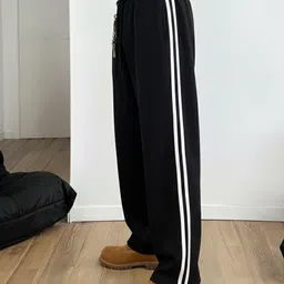 dockstreet Men Solid White Track Pants-picture-23