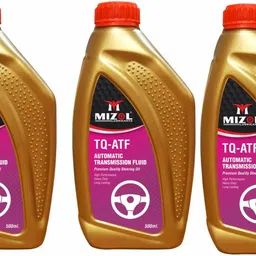 mizol New Premium Quality Pack Of 3 TQ-AFT 500ml Automatic Heavy-Duty Steering Transmission Oil image 1