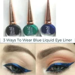 Liquid Long Lasting Waterproof Eyeliner Blue, Black , Green(Pack of 3) m7 20 ml-image-27