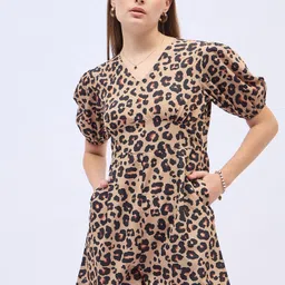 mast & harbour Animal Print Women Jumpsuit image 4