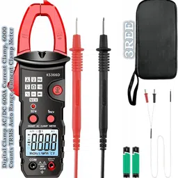 SG FLASH Digital Clamp AC/DC 600A Current Clamp, 6000 Counts TRMS Auto Range Digital Multimeter-image-22