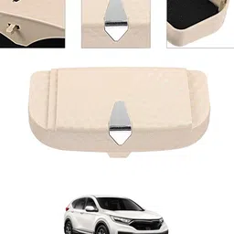 ayw Universal Multiuse Beige New Style Sunglass Holder For Car-75 White Car Sunglass Clip Holder image 1