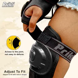 prikli kids Cycling Safety Kit of 7pcs Skating Guard skateboarding m size 7-14 yrs_pri Cycling Kit image 3