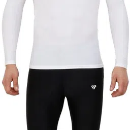 kyk Men's Polyester Spandex Compression Gym Workout Tights Base Layer Pants Men, Women Compression image 4