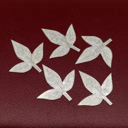 Lord Shiva Bel Patra Pack of 6 | Belpatra/Bilva Leaves for Puja Decorative Showpiece-1 cm-image-28