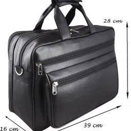 super world Men Black Messenger Bag - Extra Spacious image 5