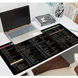 kaku Mouse Pad Large English Shortcut Keys Deskpad Gaming Writing Desk Durable Mats Non Slip Base Mousepad image 5