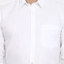jessnx Men Regular Fit Solid Spread Collar Casual Shirt image 3