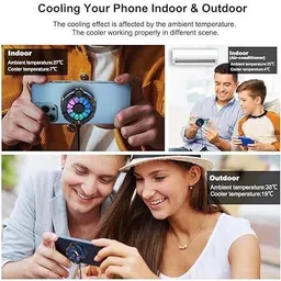 PAPLAJ ENTERPRISES NEW_Mobile Cooler For Gaming Gaming Cooler With Digital Display, 1 Fan Ergonomic Cooling Pad with Adjustable Height image 5