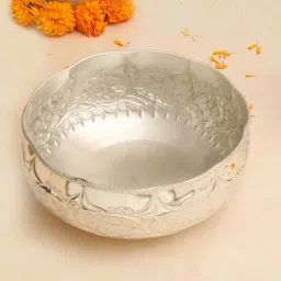 the home co. Chitai Silver Steel Urli image 5