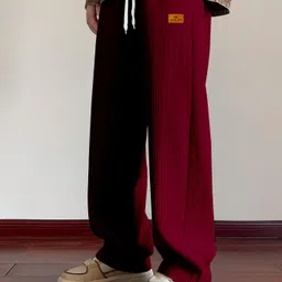 rajovati Men Loose Fit Maroon Lycra Blend Trousers image 2