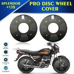 otoroys 18 Inch 2pcs Acrylic PRO Disc Bike Wheel Cover For HERO Splendor Plus i3s Bike Fairing Kit-picture-22