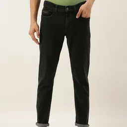 the indian garage co. Men Slim Mid Rise Black Jeans-picture-23