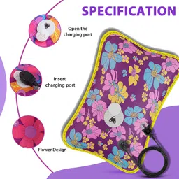 adbeni Electric Heating Pad With Gel for Pain Relief | Fast-Heating | Random Color Gel image 2