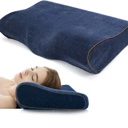 araami memory foam shoulder, back, spine, nor neck pain Memory Foam Geometric Sleeping Pillow Pack of 1-picture-14