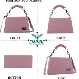 empire Pink Women Sling Bag Casual Classy Latest Design Shoulder Crossbody Side Sling Bag For Women image 4