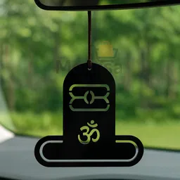 monssa SHIV KING BLACK Car Hanging for Dashboard Rear View . (Pack of 1) Car Hanging Ornament image 5