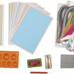 PAPER QUILLING ADVANCED BIG SET, QUILLING TOOL KIT ACCESSORIES SET FOR KIDS/ART AND CRAFT GIFT ITEM FOR CHILDRENS (MULTICOLOR)-image-42