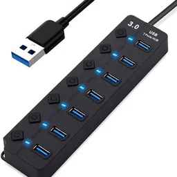 coolcold USB Hub 3.0 for PC, Laptop, 7-Port USB 3.0 Hub with Individual Power Switches USB Hub 3.0 for PC, Laptop, 7-Port USB 3.0 Hub with Individual Power Switches USB Hub-picture-14