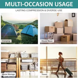 heart home 200000000259353HH Travel Storage Vacuum Bags image 4