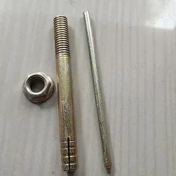 dplink enterprises Zinc Plated Pin Type Anchor Fastener Pack of 4 (8X68MM) Hammer Drive Anchor image 2