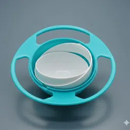 dyk Lunch Box 360 Degree for Kids Spill Gyro Bowl Lunch Box for Baby and Kids 1 Containers Lunch Box-picture-48