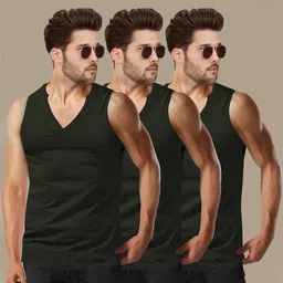 tripr Pack of 3 Men Vest image 3