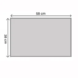 Yellow and Red Stripe Microfiber 24x16 Inches Super Soft Bath Mat By Luxe Home International image 3