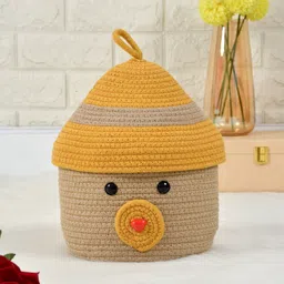 fabmarts Jute Handwoven Multi purpose Storage Basket-picture-27