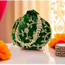 jivon Women Green Potli-picture-10